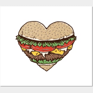 Hamburger Lover Posters and Art